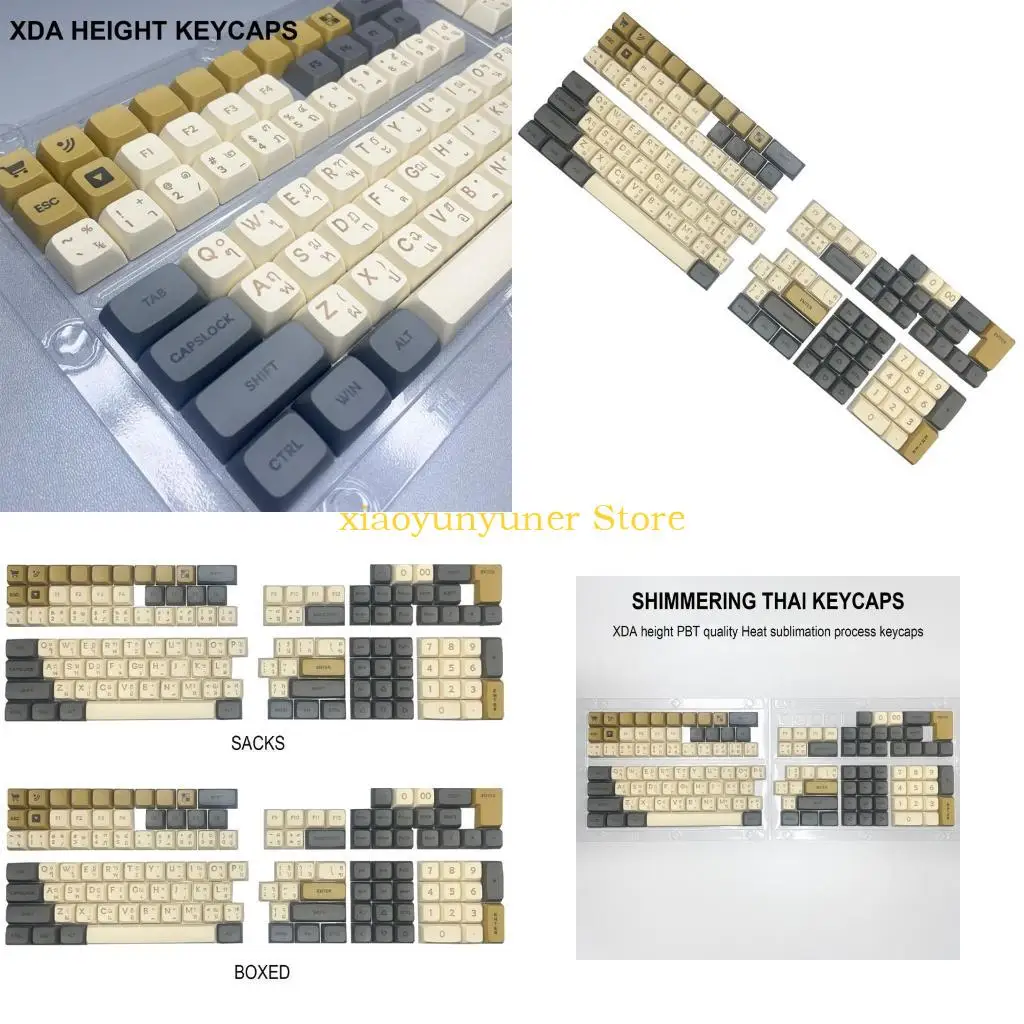 P9JB Unique Thai Keycaps Theme XDA Profile Keycaps Quality PBT Material Keycaps
P9JB Unique Thai Keycaps Theme XDA Profile Keycaps Quality PBT Material Keycaps
