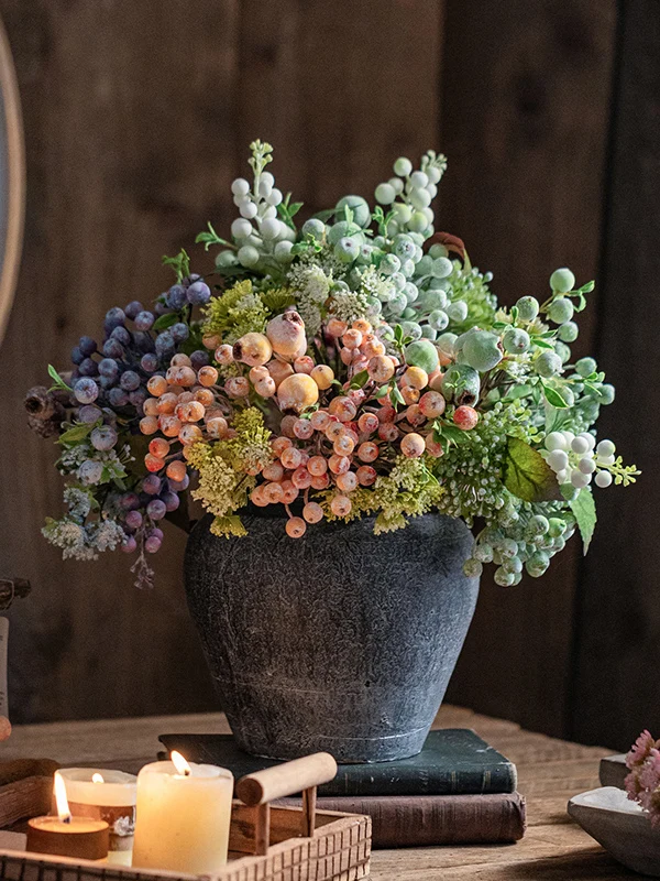 High-end realistic living room dried flower bouquet floral ornament flower arrangement decoration
High-end realistic living room dried flower bouquet floral ornament flower arrangement decoration