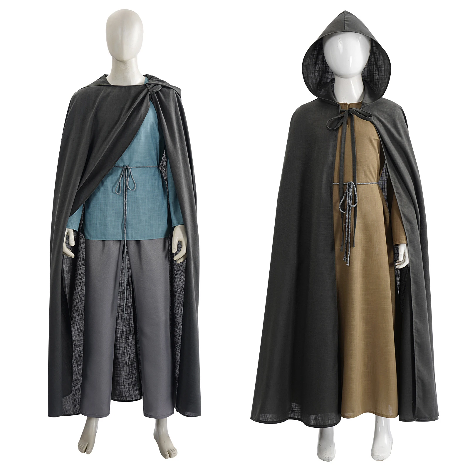 Ser Duncan Cosplay Costume Men Kids Movie Knight Uniform with Cloak Waist Rope Medieval Women'S Linen Dress Halloween Outfit Set
Ser Duncan Cosplay Costume Men Kids Movie Knight Uniform with Cloak Waist Rope Medieval Women'S Linen Dress Halloween Outfit Set