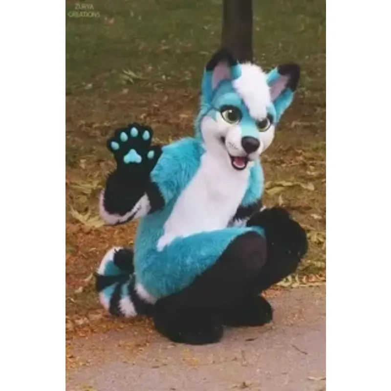 Blue White black Husky Fox Dog Fursuit Mascot Costume Customize Cartoon Anime Theme Character Adults Outfit Christmas
Blue White black Husky Fox Dog Fursuit Mascot Costume Customize Cartoon Anime Theme Character Adults Outfit Christmas