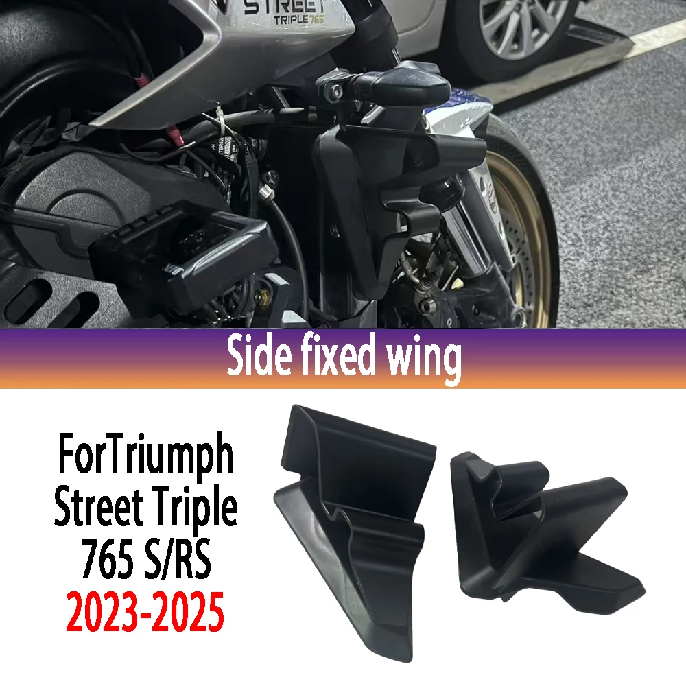 For Street Triple 765 R RS 2025 2024 2023 Motorcycle Spoiler Side Fairing Aerodynamic Winglet Fixed Wing Side Spoiler
For Street Triple 765 R RS 2025 2024 2023 Motorcycle Spoiler Side Fairing Aerodynamic Winglet Fixed Wing Side Spoiler