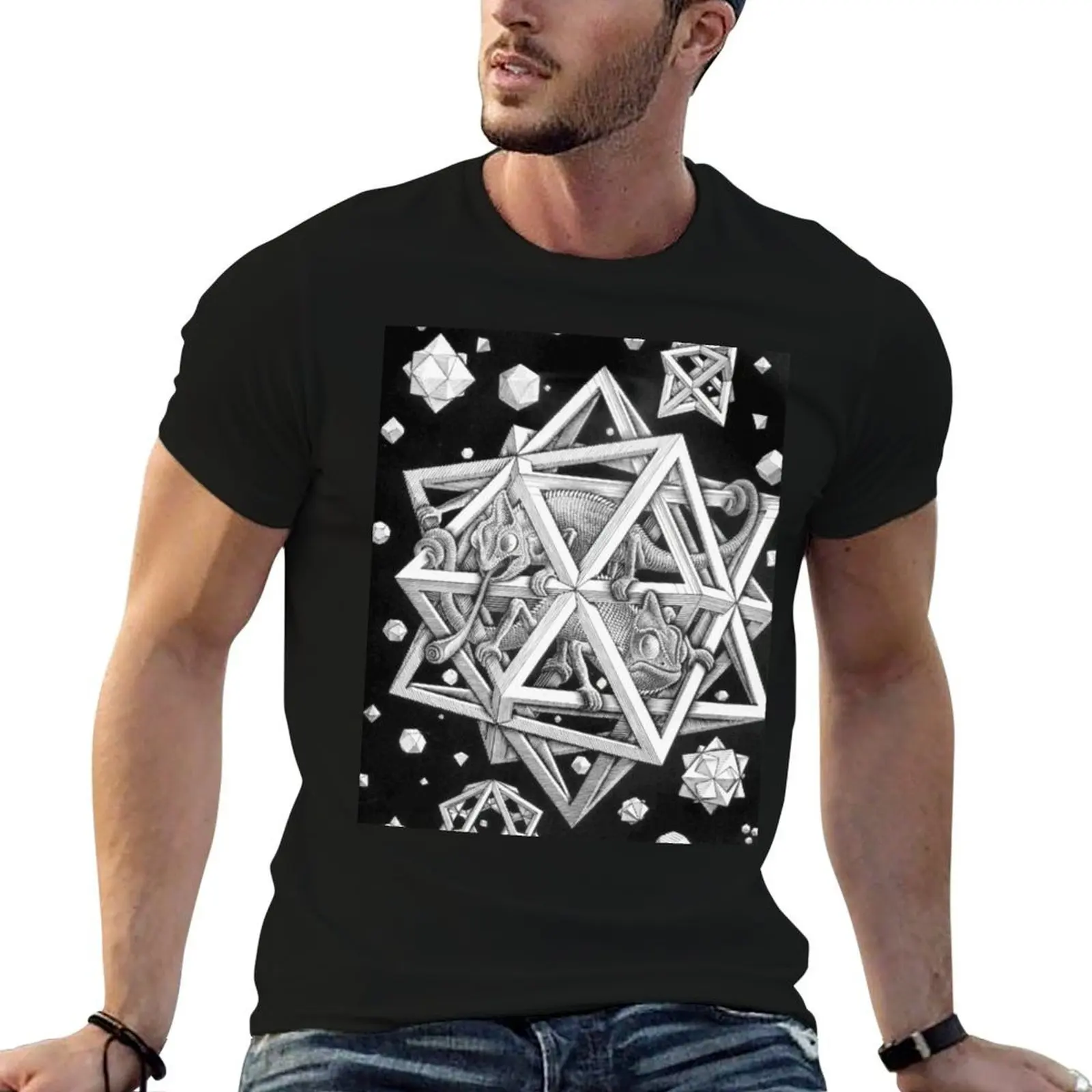 MC Escher Halftone Graphic T-Shirt mens graphic t shirts t shirts for man cotton funny cotton tshirt 100% T-Shirt
MC Escher Halftone Graphic T-Shirt mens graphic t shirts t shirts for man cotton funny cotton tshirt 100% T-Shirt