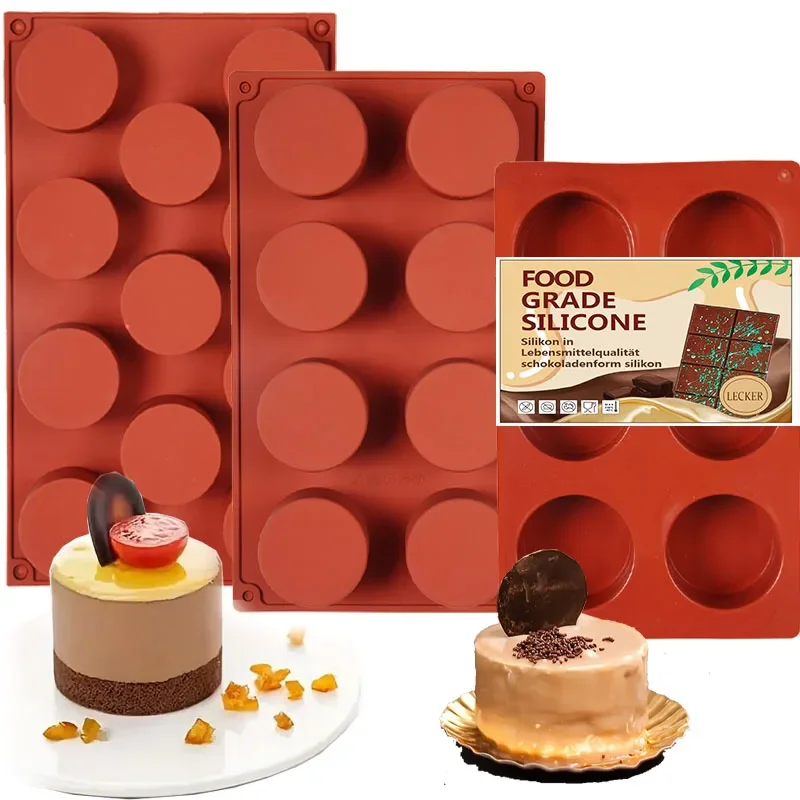 6/8/11 Holes Silicone Mold Cake Pastry Baking Round For Muffin Jelly Pudding Decoration Tool Disc Biscuit Mould Accessories
6/8/11 Holes Silicone Mold Cake Pastry Baking Round For Muffin Jelly Pudding Decoration Tool Disc Biscuit Mould Accessories