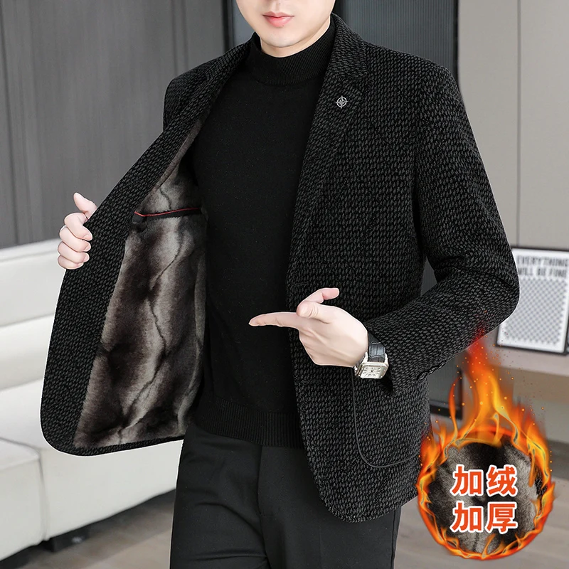 New Men Casual Woolen Blazers Jackets Business Suits Coats Wool Blends Male Autumn Slim Fit Blazers Suits Coats
New Men Casual Woolen Blazers Jackets Business Suits Coats Wool Blends Male Autumn Slim Fit Blazers Suits Coats