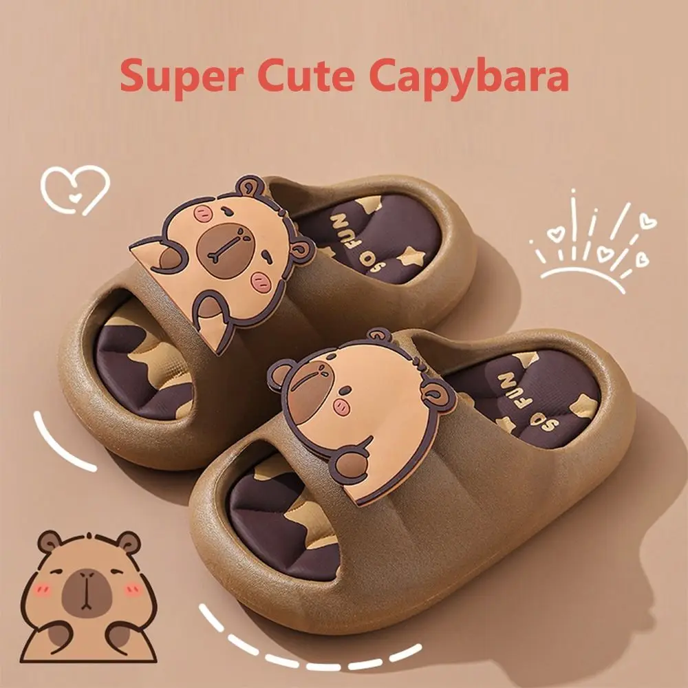 Cartoon Capybara Kids Slippers Indoor & Outdoor Non-slip Home Shoes Comfortable Children's Slippers for Boys and Girls
Cartoon Capybara Kids Slippers Indoor & Outdoor Non-slip Home Shoes Comfortable Children's Slippers for Boys and Girls