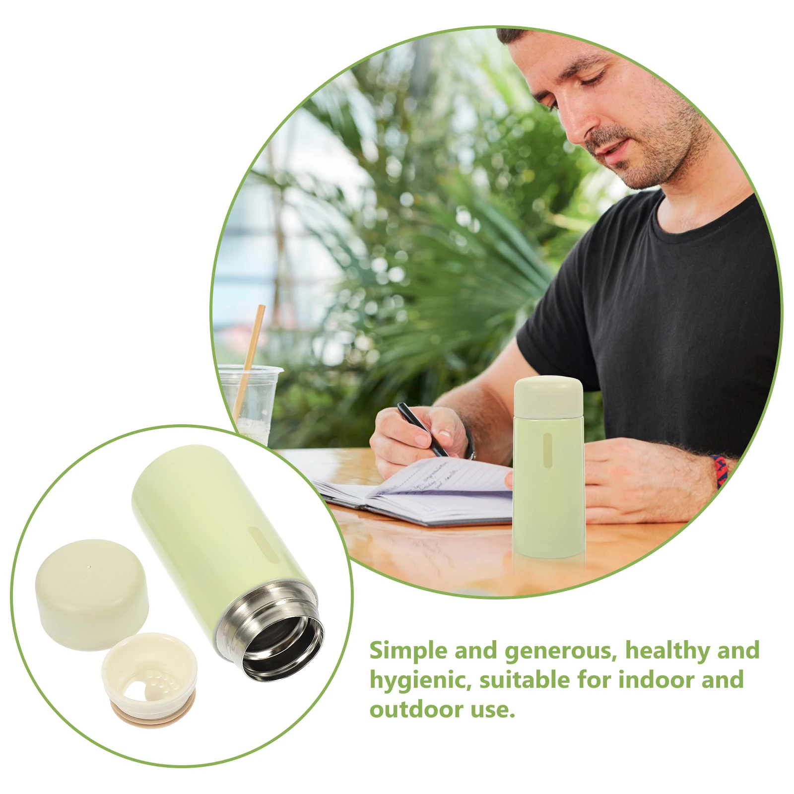 Mini Insulation 150ml Green Stainless Steel Vacuum Flask Travel Hot Water Bottle Compact Drinks Carrier Reusable
Mini Insulation 150ml Green Stainless Steel Vacuum Flask Travel Hot Water Bottle Compact Drinks Carrier Reusable