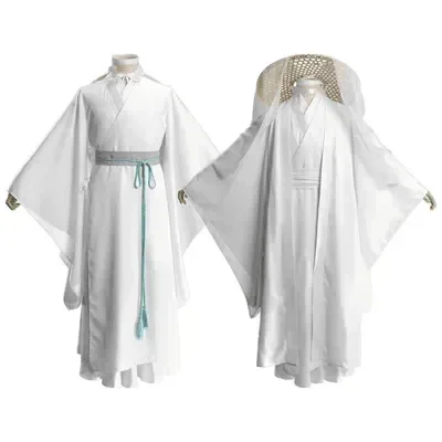Xie Lian Cosplay Costume Tian Guan Ci Fu Cosplay Xielian Wigs Bamboo Hat Prop Men Women White Han Fu Anime Outfit
Xie Lian Cosplay Costume Tian Guan Ci Fu Cosplay Xielian Wigs Bamboo Hat Prop Men Women White Han Fu Anime Outfit