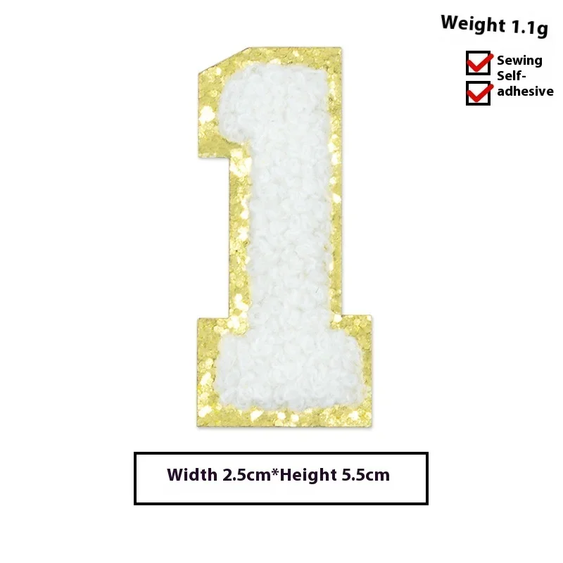 Number 1to9 Towel Embroidery Self-adhesive Cloth Decoration Embroideried Sticker Clothing Hole Repair DIY for Hat/bag/shoes
Number 1to9 Towel Embroidery Self-adhesive Cloth Decoration Embroideried Sticker Clothing Hole Repair DIY for Hat/bag/shoes