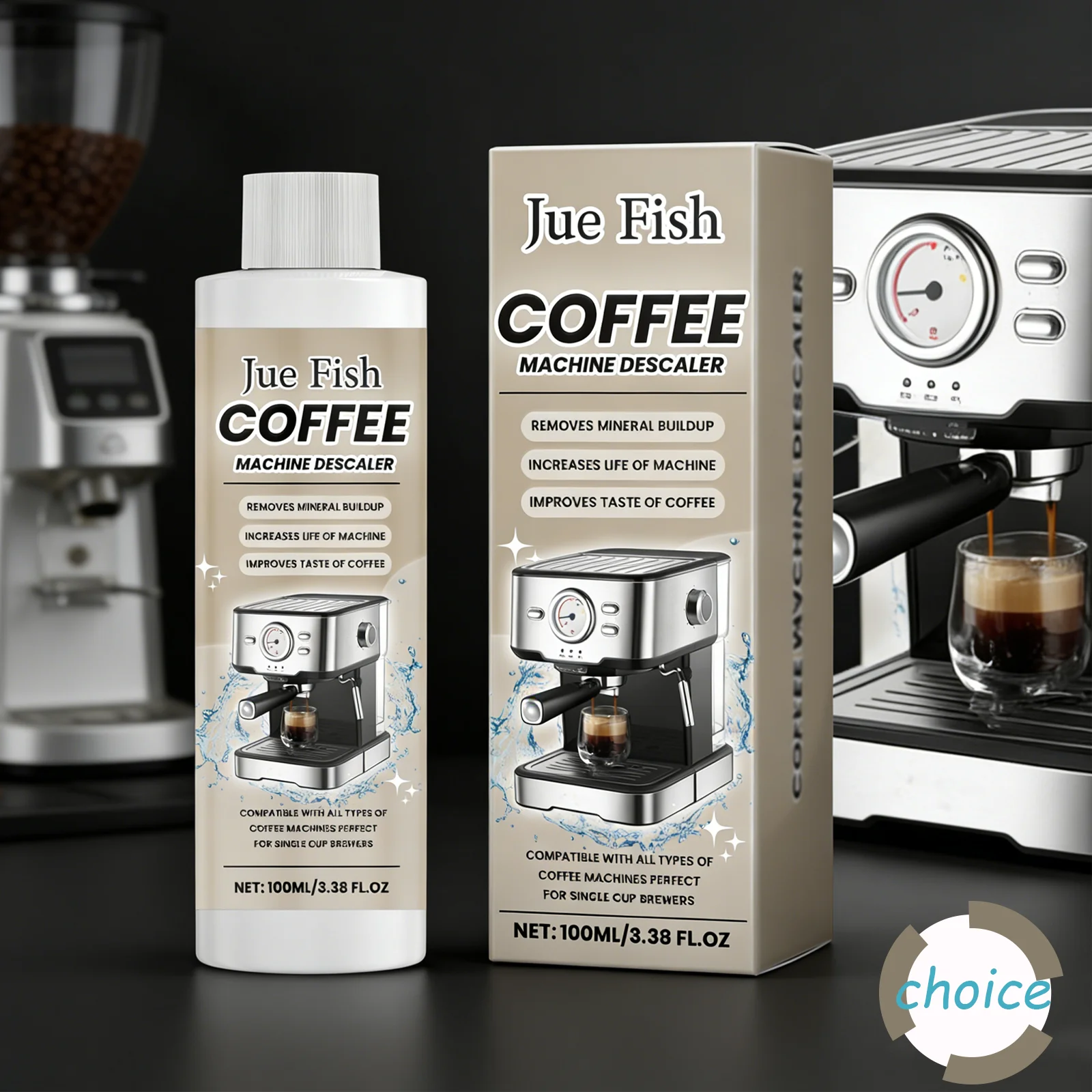 Coffee Maker Cleaner And Descaler - Tea Maker Stain Remover Scales Cleaner for Water Cups And Coffee Machines
Coffee Maker Cleaner And Descaler - Tea Maker Stain Remover Scales Cleaner for Water Cups And Coffee Machines