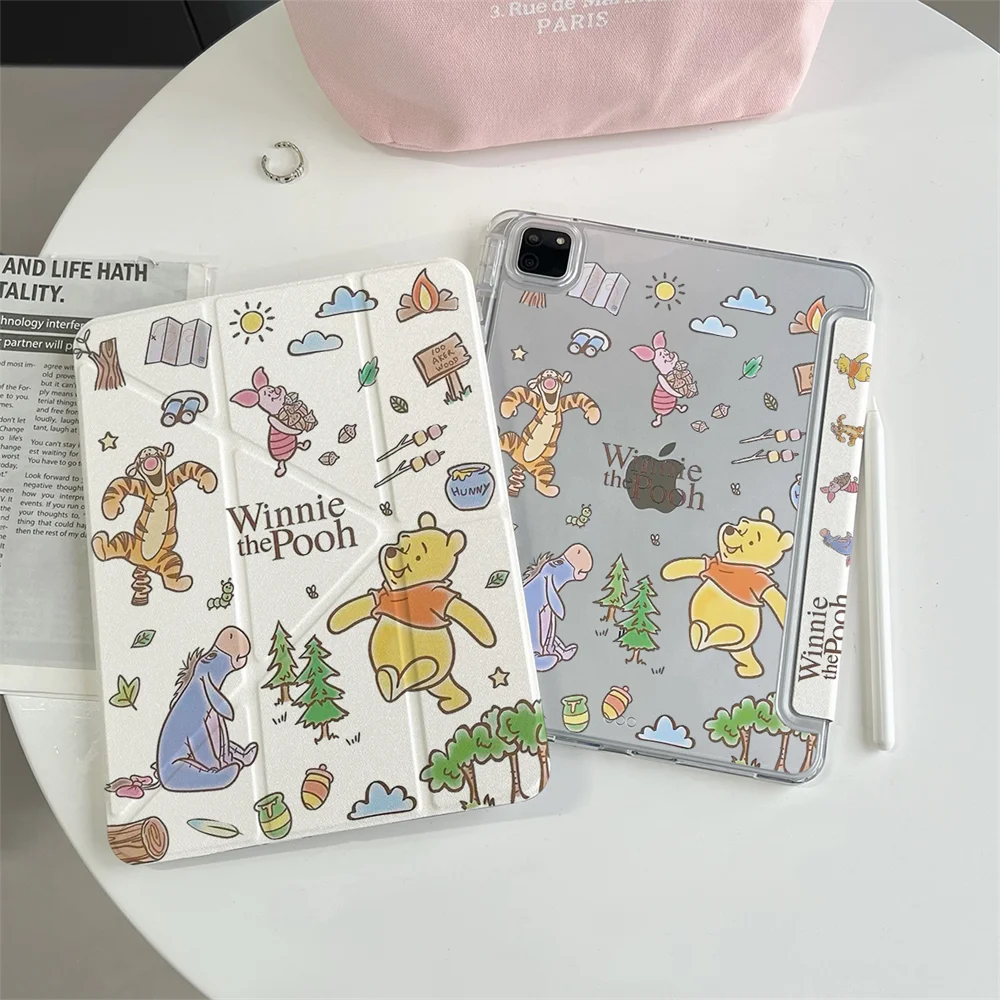 Складной магнитный чехол для iPad Air11 2025 Y Pro 11 10th 10.9 11th 9.7 10.2 10.5 Защитный чехол с держателем Tigger Piglet Winnie 
Складной магнитный чехол для iPad Air11 2025 Y Pro 11 10th 10.9 11th 9.7 10.2 10.5 Защитный чехол с держателем Tigger Piglet Winnie
