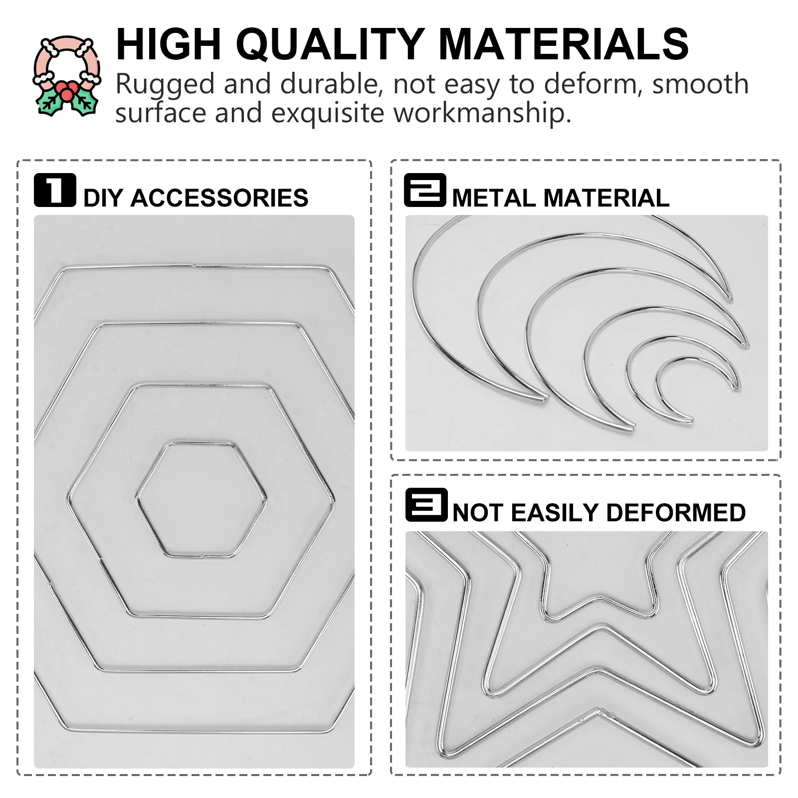 16Pcs Dream Catcher Rings Iron DIY Wreath Hoops Smooth Strong Non Deformable for Handmade Wall Hanging Decorative Craft Projects
16Pcs Dream Catcher Rings Iron DIY Wreath Hoops Smooth Strong Non Deformable for Handmade Wall Hanging Decorative Craft Projects