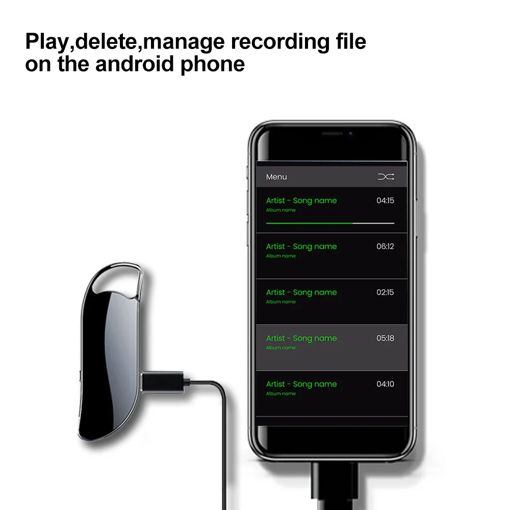 V11 64G MP3 Music Player Mini Body Size to Carry Voice Recorder OTG Keychain Recording Device with Wired Control Playback
V11 64G MP3 Music Player Mini Body Size to Carry Voice Recorder OTG Keychain Recording Device with Wired Control Playback