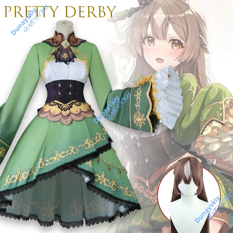 Pretty Derby Cosplay Costume For Satono Diamond Kitasan Black Kawaii Anime Character Performance Outfit Halloween Party
Pretty Derby Cosplay Costume For Satono Diamond Kitasan Black Kawaii Anime Character Performance Outfit Halloween Party