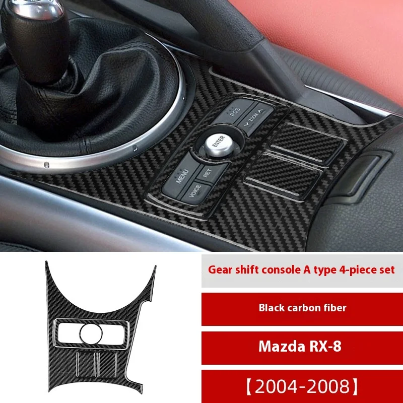 For Mazda 04-08 RX-8 Interior Modification Carbon Fiber Gear Console Decorative Sticker
For Mazda 04-08 RX-8 Interior Modification Carbon Fiber Gear Console Decorative Sticker