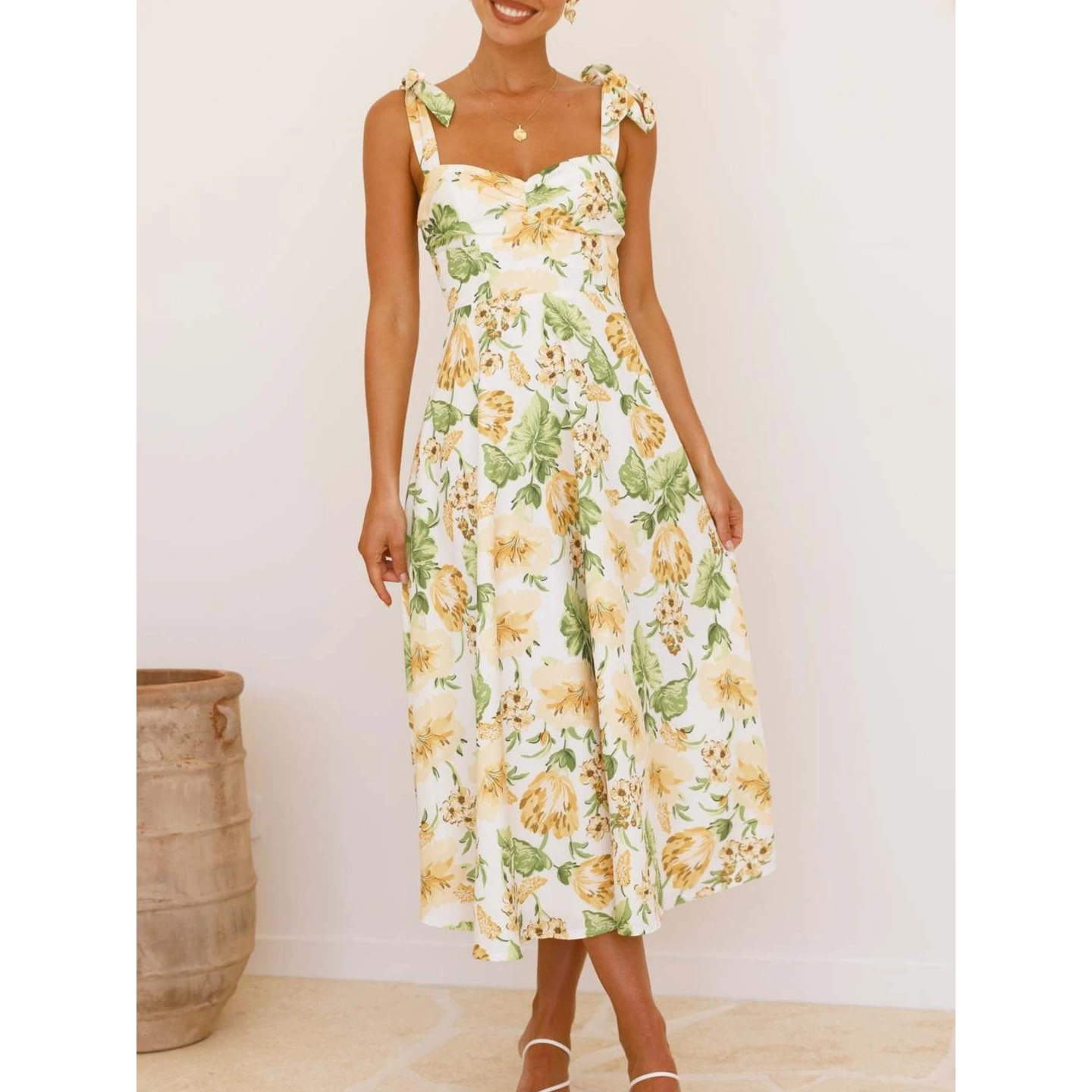 Summer New Print Dr Women's Holiday Tie Waist Gown Sweet Sle mid Waist Five Pants Lightweight Fabric Gown
Summer New Print Dr Women's Holiday Tie Waist Gown Sweet Sle mid Waist Five Pants Lightweight Fabric Gown