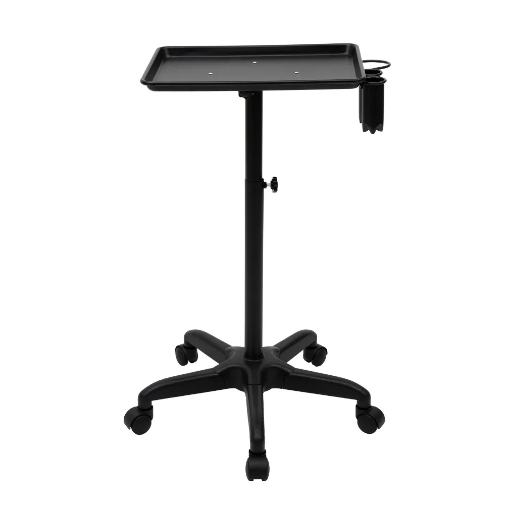 Salon Tray, Black Beauty Trolley with Hair Dryer Stand, Multi-Function Tool Cart, Height Adjustable, Stable Base with Rolling Casters for Salon Use
Salon Tray, Black Beauty Trolley with Hair Dryer Stand, Multi-Function Tool Cart, Height Adjustable, Stable Base with Rolling Casters for Salon Use