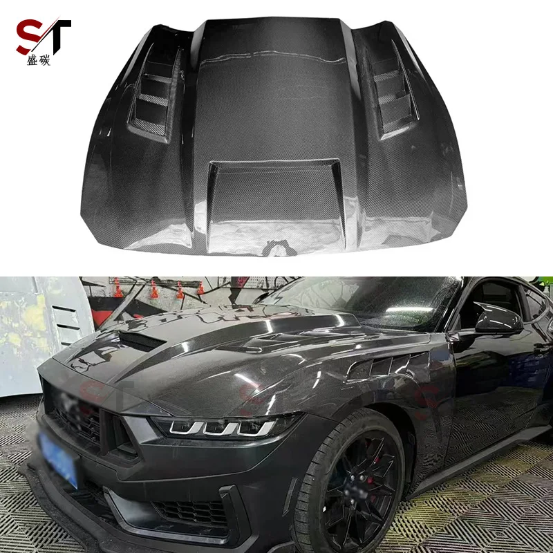 Подходит для 2024 + крышка из углеродного волокна Ford Mustang TF, модифицированная крышка капота
Подходит для 2024 + крышка из углеродного волокна Ford Mustang TF, модифицированная крышка капота