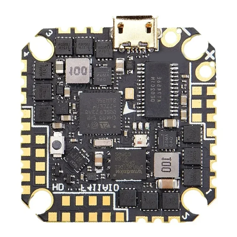 B30C-GHF411 AIO-HD Flight Controller 40A ESC 3-6S FPV Drone Parts Withicm42688p Gyro Forfpv Toothpick Ducted Drones DIY Parts
B30C-GHF411 AIO-HD Flight Controller 40A ESC 3-6S FPV Drone Parts Withicm42688p Gyro Forfpv Toothpick Ducted Drones DIY Parts