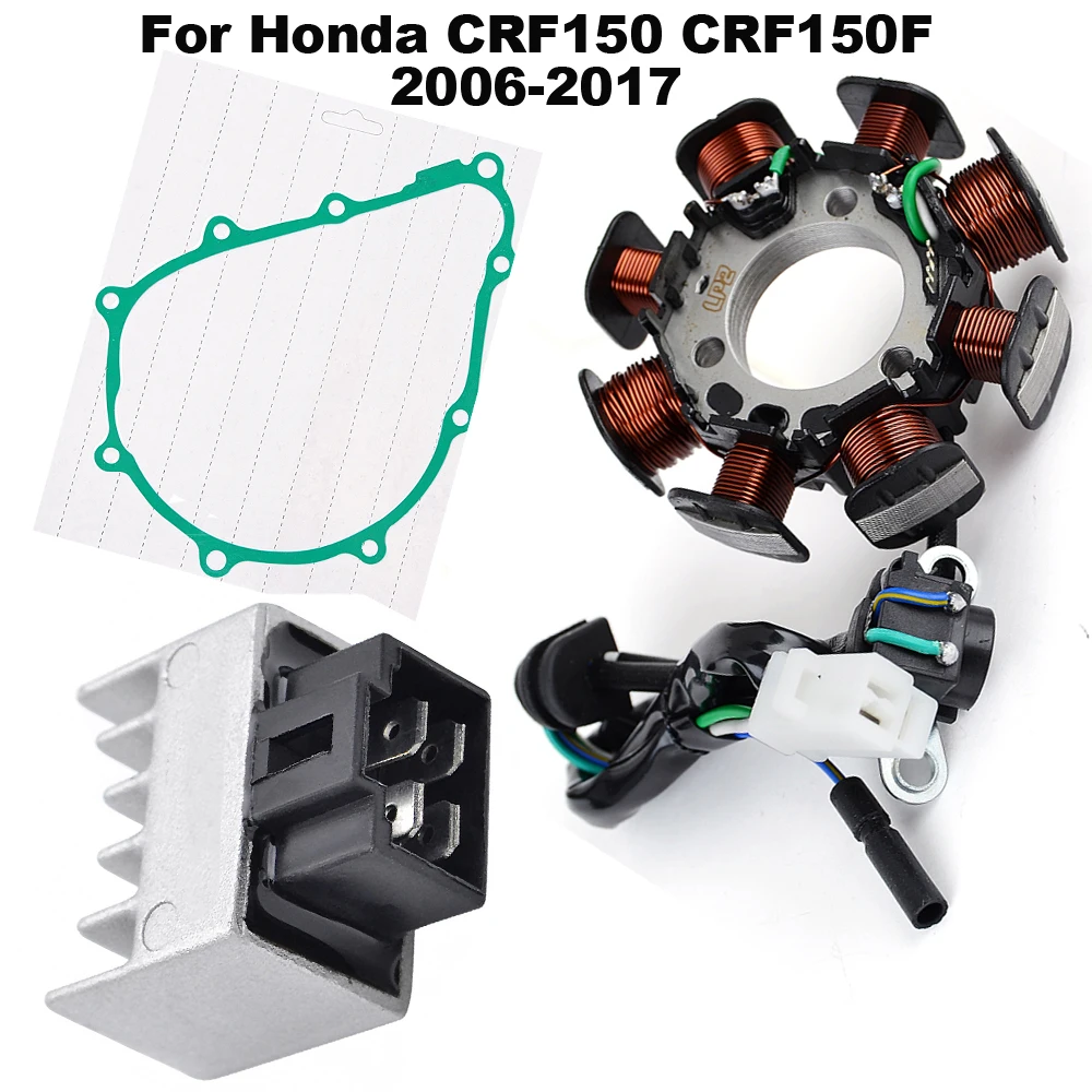 Motorcycle Regulator Rectifier Stator Coil Gasket For Honda CRF150 CRF150F CRF 150 F 2006-2017 2007 2008 2009 2010 2011 2012
Motorcycle Regulator Rectifier Stator Coil Gasket For Honda CRF150 CRF150F CRF 150 F 2006-2017 2007 2008 2009 2010 2011 2012