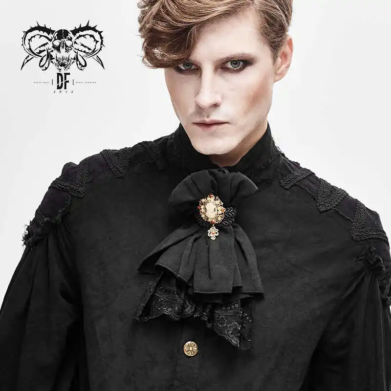 Gothic Gentleman Style Black Court Unisex Necktie Devil Fashion Accessory Pure Color Casual Wide Type for Men And Women
Gothic Gentleman Style Black Court Unisex Necktie Devil Fashion Accessory Pure Color Casual Wide Type for Men And Women