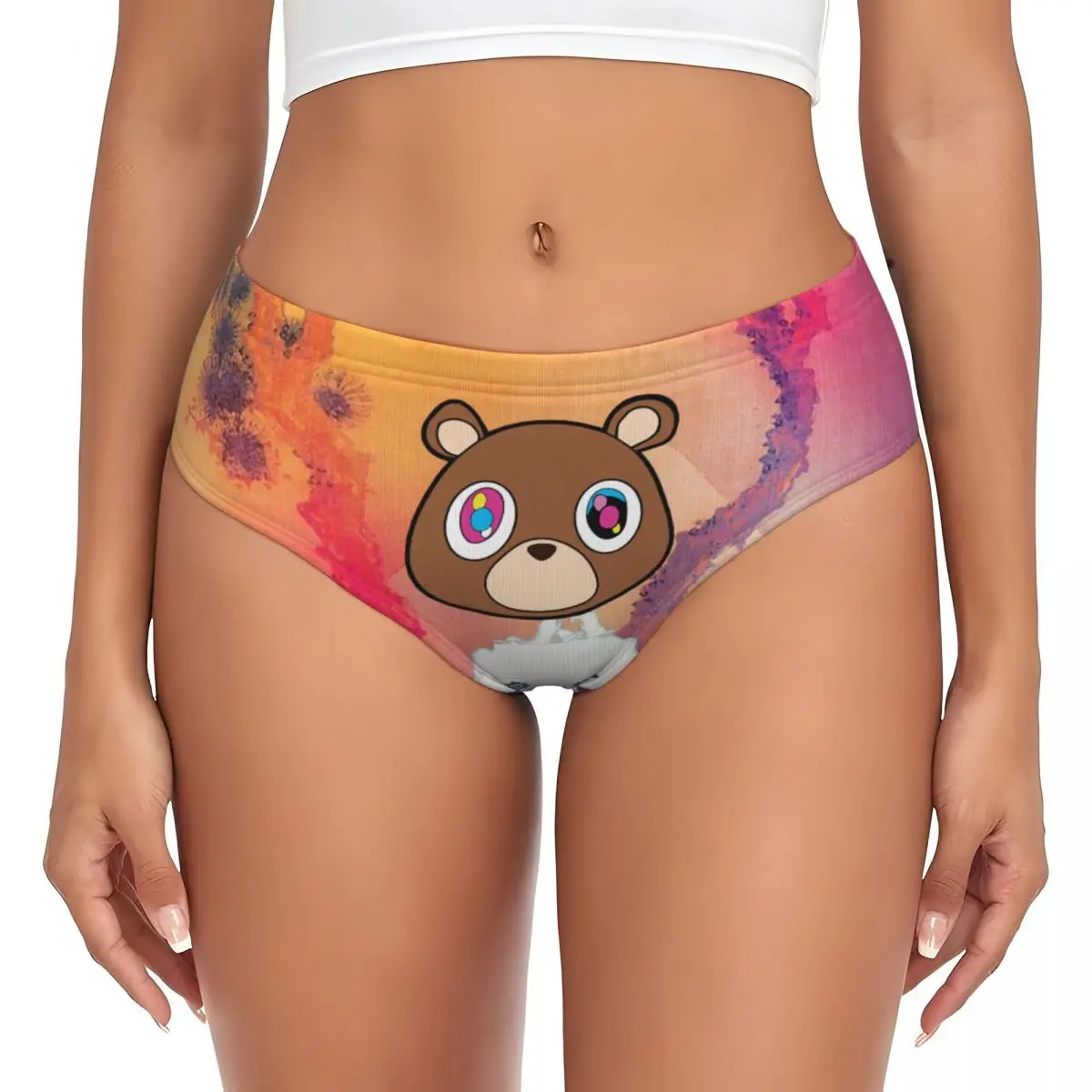 Женские короткие трусики Kanye West Ye Bear на заказ, женское эластичное нижнее белье, трусы
Женские короткие трусики Kanye West Ye Bear на заказ, женское эластичное нижнее белье, трусы