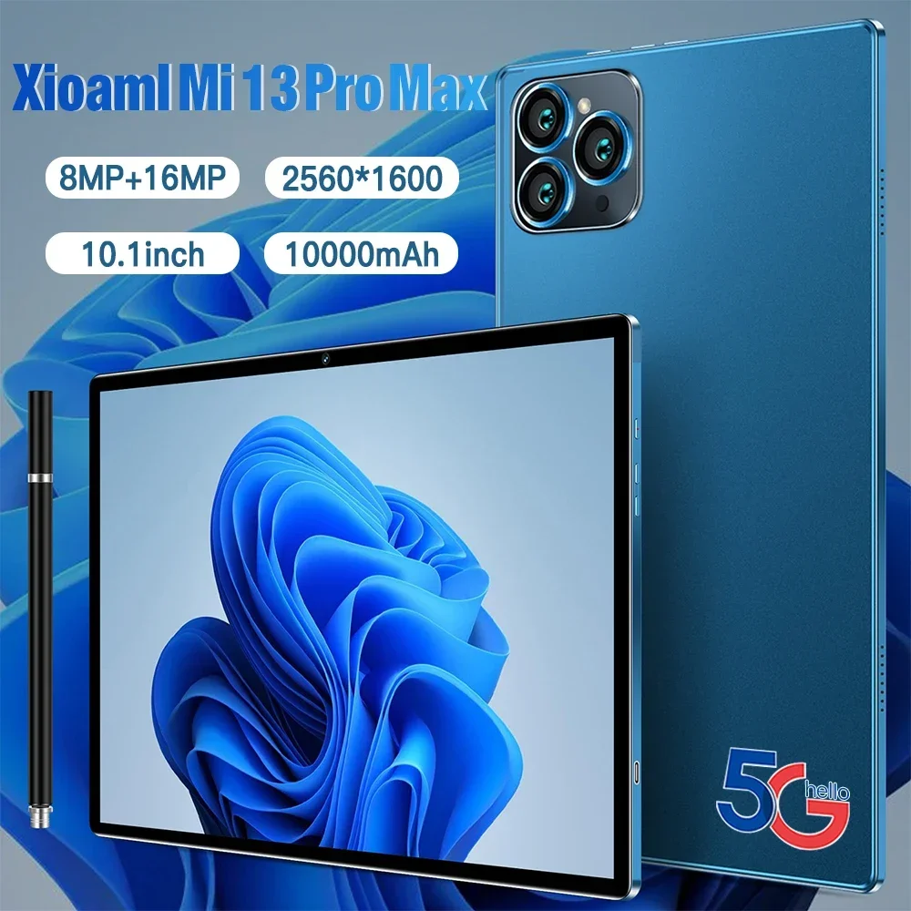 New Original Tablet Mi 13 Pro Max 16G+512GB Android 10 Core PC Tablets 10.1inch 10000mAh Tablets Global Version 5G Dual SIM
New Original Tablet Mi 13 Pro Max 16G+512GB Android 10 Core PC Tablets 10.1inch 10000mAh Tablets Global Version 5G Dual SIM