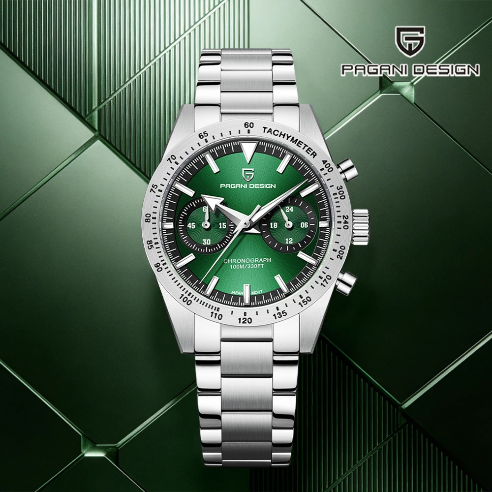 2026 Pagani design watch retro quartz men's watch top sapphire mirror Japanese Movt all-steel chronograph luminous reloj hombre
2026 Pagani design watch retro quartz men's watch top sapphire mirror Japanese Movt all-steel chronograph luminous reloj hombre