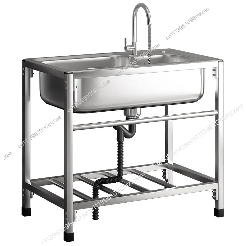 Thickened and Simple 304 Stainless Steel Sink, Large Single Slot, Double Slot with Bracket, Vegetable Basin, Dishwasher
Thickened and Simple 304 Stainless Steel Sink, Large Single Slot, Double Slot with Bracket, Vegetable Basin, Dishwasher