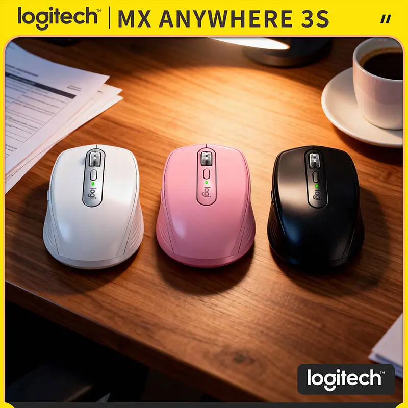 Premium Logitech MX Anywhere 3S - 8K DPI, MagSpeed Scroll, Silent Click, 3-Device Bluetooth for Retail Studio
Premium Logitech MX Anywhere 3S - 8K DPI, MagSpeed Scroll, Silent Click, 3-Device Bluetooth for Retail Studio