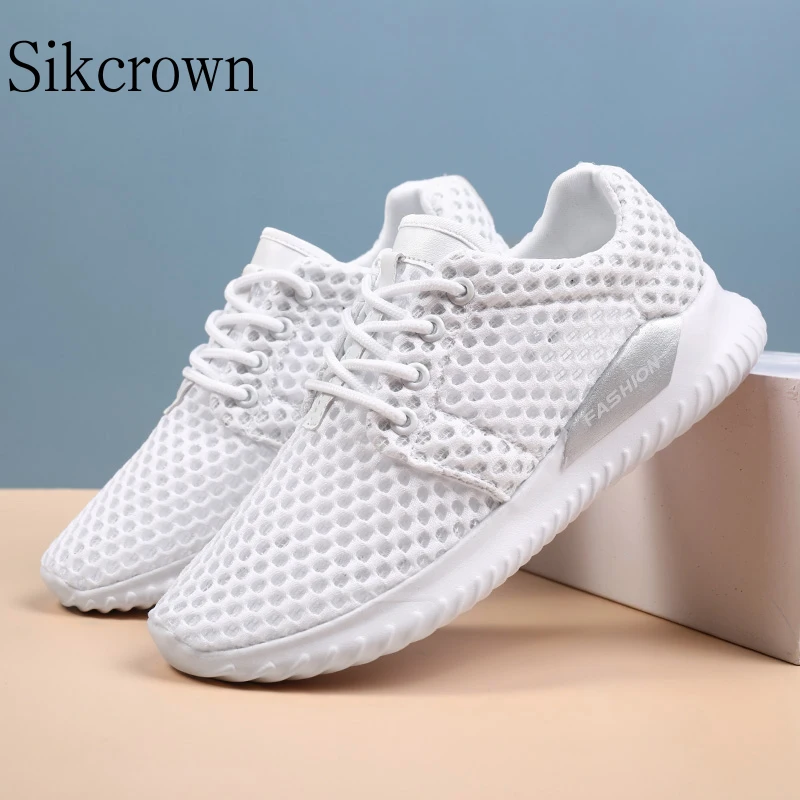 Lightweight Summer Mesh Hollow Out Sneakers for Women White 41 Lace Up Flats Breathable Sports Shoes Non-slip Running Footwear
Lightweight Summer Mesh Hollow Out Sneakers for Women White 41 Lace Up Flats Breathable Sports Shoes Non-slip Running Footwear