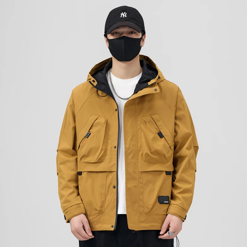 Весенне-осенняя рабочая куртка с капюшоном, модная, стильная, для повседневной носки, ветрозащитная, многофункциональная, верхняя одежда
Весенне-осенняя рабочая куртка с капюшоном, модная, стильная, для повседневной носки, ветрозащитная, многофункциональная, верхняя одежда