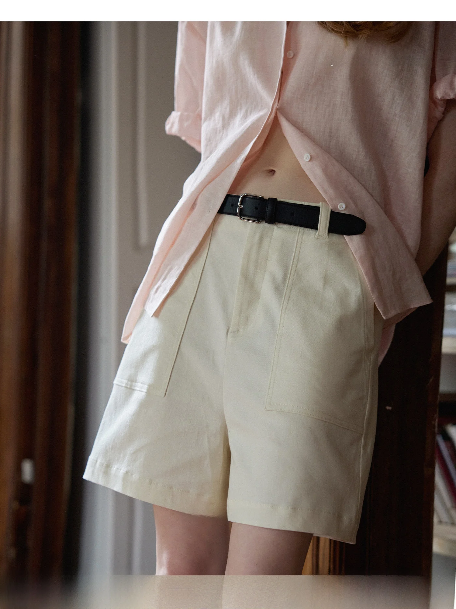 Nice People 2025SS Cotton Denim Snowflake Craft Large Pocket Small A-Line Versatile Shorts Artistic Commute Style Casual Pants
Nice People 2025SS Cotton Denim Snowflake Craft Large Pocket Small A-Line Versatile Shorts Artistic Commute Style Casual Pants