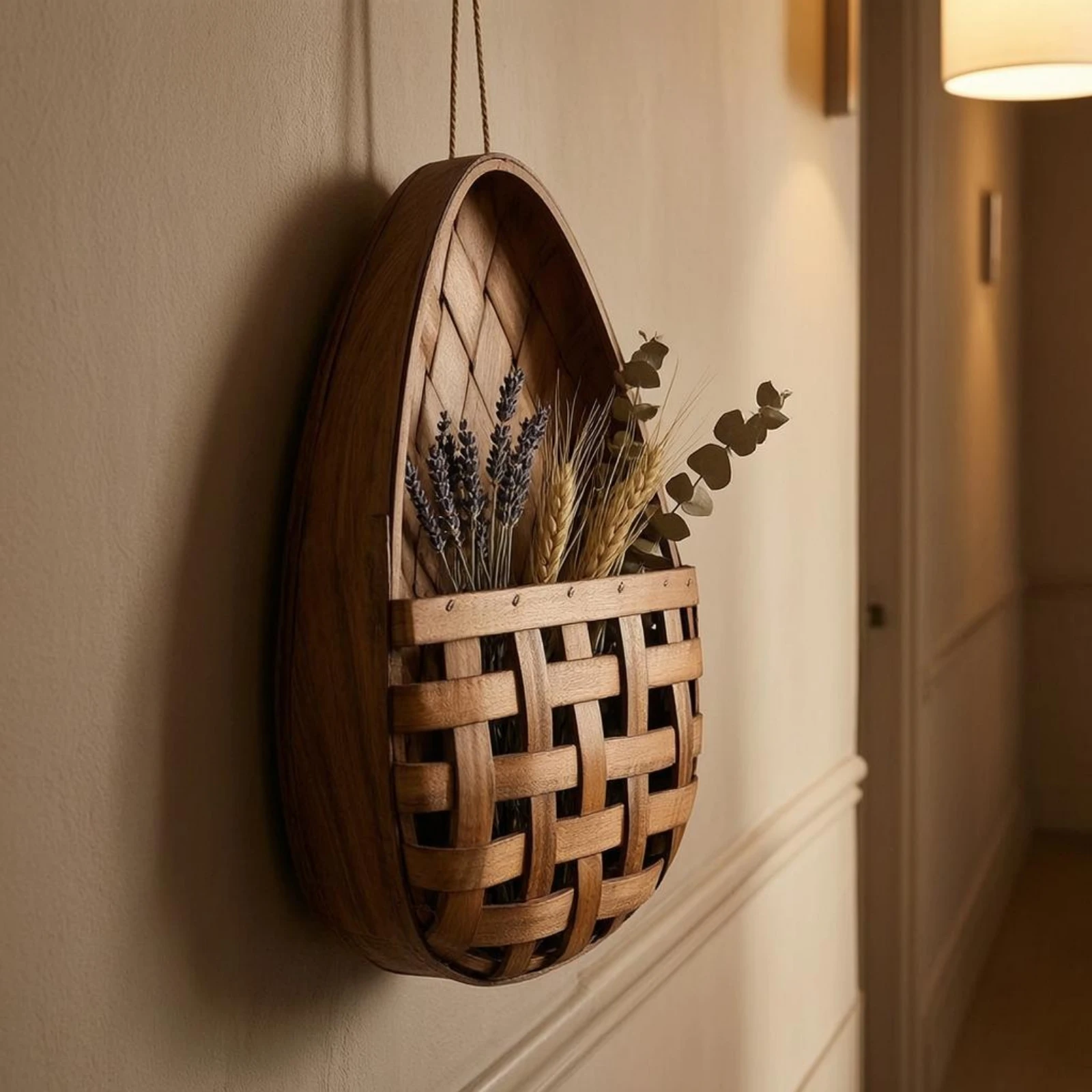 Teardrop Wall Basket Handmade House Decoration
Teardrop Wall Basket Handmade House Decoration