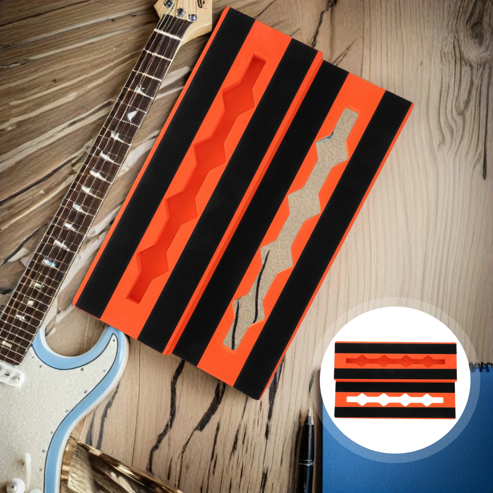 Ultralightweight Guitar Effect Pedal Board Eva Shockproof Single Track Design Portable Compact For Live Performance Stable
Ultralightweight Guitar Effect Pedal Board Eva Shockproof Single Track Design Portable Compact For Live Performance Stable