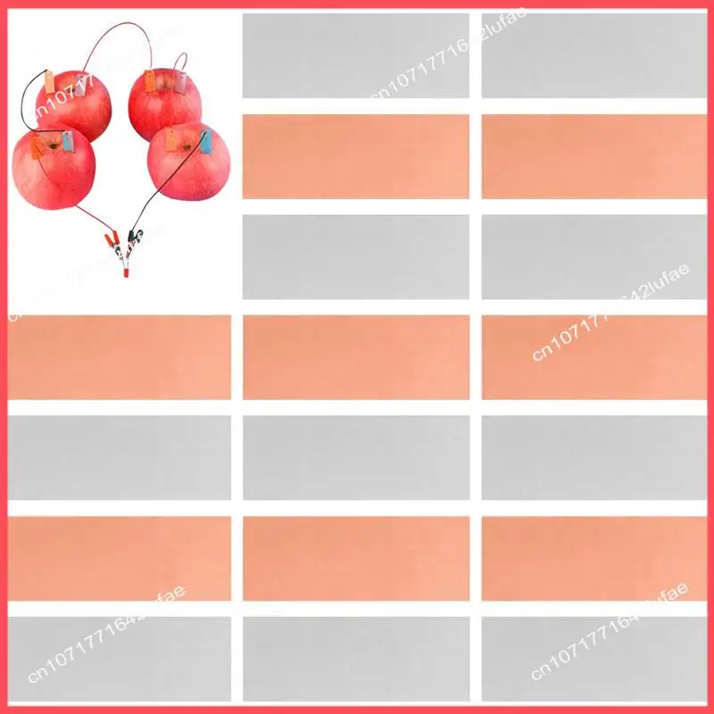 B52C 20Pcs Pure Zinc Anode Sheet, High Purity Copper Anode Sheet, Electrode Zinc Copper Sheet For Fruit Power
B52C 20Pcs Pure Zinc Anode Sheet, High Purity Copper Anode Sheet, Electrode Zinc Copper Sheet For Fruit Power