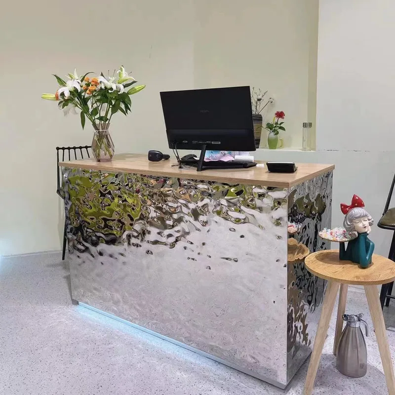 L Shape Reception Desk Small Standing Desk Table Small Counter Beauty Reception Desk Bar Meuble Comptoir Luxury Furniture
L Shape Reception Desk Small Standing Desk Table Small Counter Beauty Reception Desk Bar Meuble Comptoir Luxury Furniture