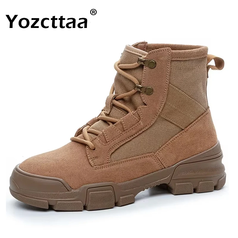 Женские полусапожки Yozcttaa из натуральной кожи, уличные короткие ботинки, повседневная обувь на плоской платформе, Размеры 35-40
Женские полусапожки Yozcttaa из натуральной кожи, уличные короткие ботинки, повседневная обувь на плоской платформе, Размеры 35-40
