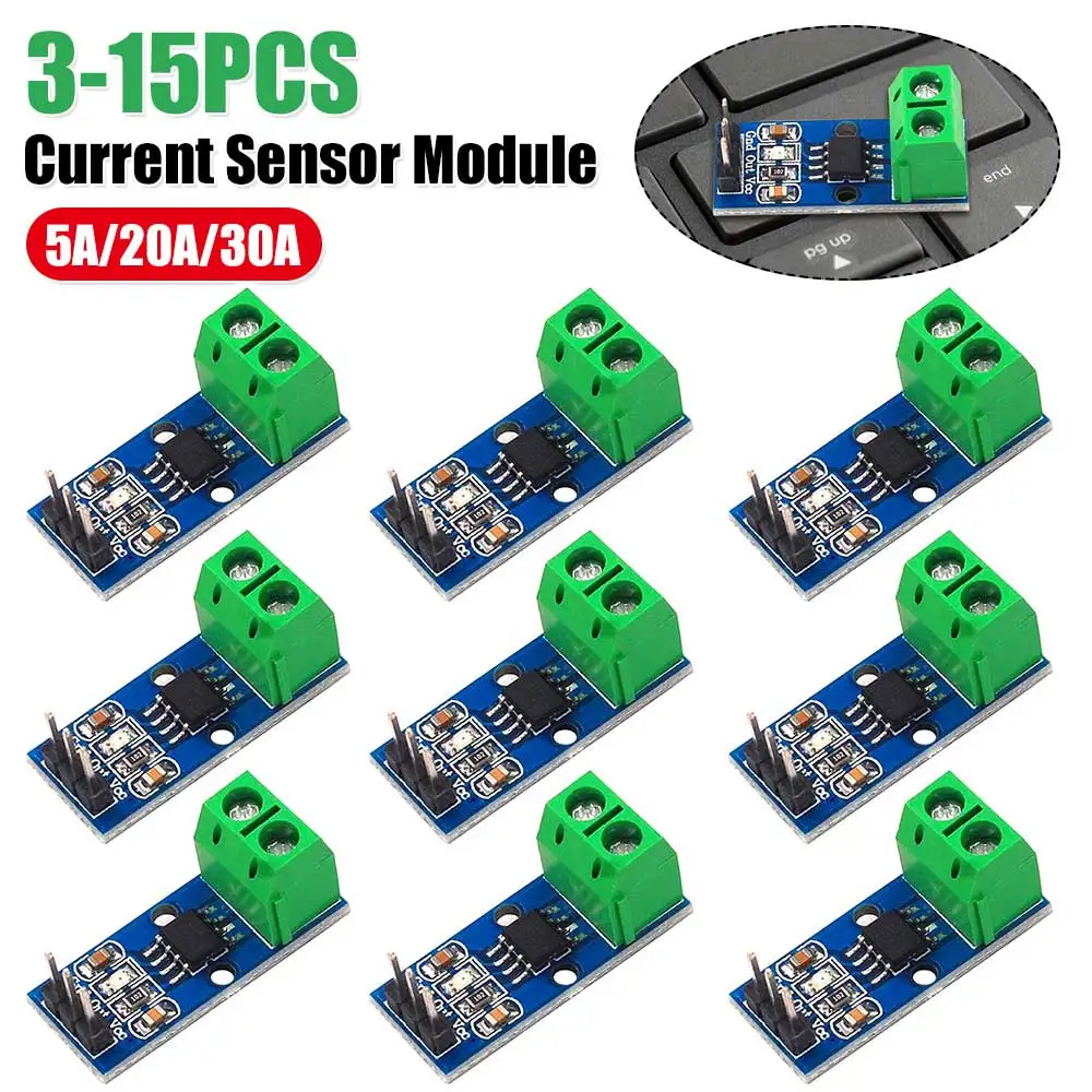 Модуль датчика тока ACS712 (5А/20А/30А) на эффекте Холла: точное измерение тока
Модуль датчика тока ACS712 (5А/20А/30А) на эффекте Холла: точное измерение тока