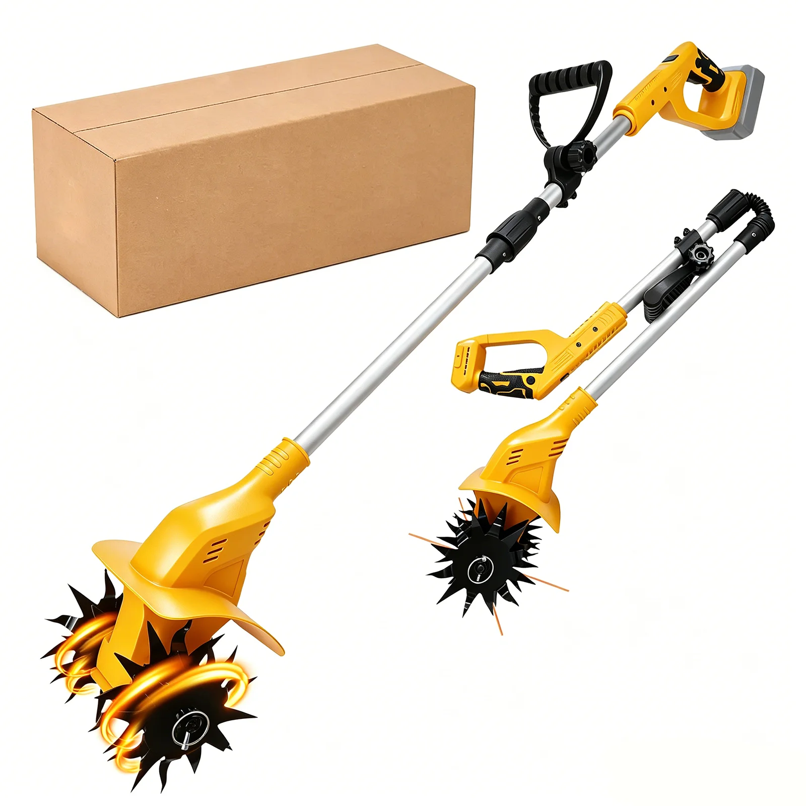 Brushless Tiller Cultivator 330RPM Cordless Electric Garden Cultivator Gardening Lawn Soil Cultivation for Dewalt 20V Battery
Brushless Tiller Cultivator 330RPM Cordless Electric Garden Cultivator Gardening Lawn Soil Cultivation for Dewalt 20V Battery