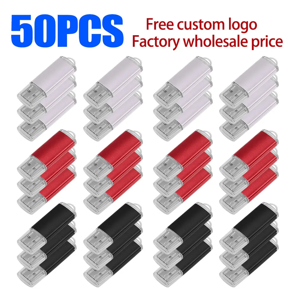 Metal USB Flash Drive 64 GB Thumb Drive 16GB 8GB 32GB Flash Stick 128GB Pen 64GB USB Flash bulk 50pcs Free custom logo
Metal USB Flash Drive 64 GB Thumb Drive 16GB 8GB 32GB Flash Stick 128GB Pen 64GB USB Flash bulk 50pcs Free custom logo