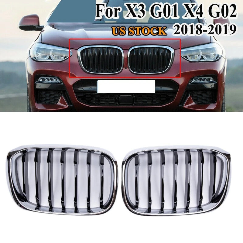 Car Front Kidney Grill For -BMW 3 4 X3 X4 G01 G02 G08 2018 2019 2020 Chrome+Black Bumper Racing Grills
Car Front Kidney Grill For -BMW 3 4 X3 X4 G01 G02 G08 2018 2019 2020 Chrome+Black Bumper Racing Grills