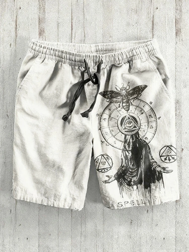 Retro Dark Series Printed Shorts Men's New Casual Loose-Fit Breathable Athletic Shorts Men's Fashionable Hiking Apparel
Retro Dark Series Printed Shorts Men's New Casual Loose-Fit Breathable Athletic Shorts Men's Fashionable Hiking Apparel