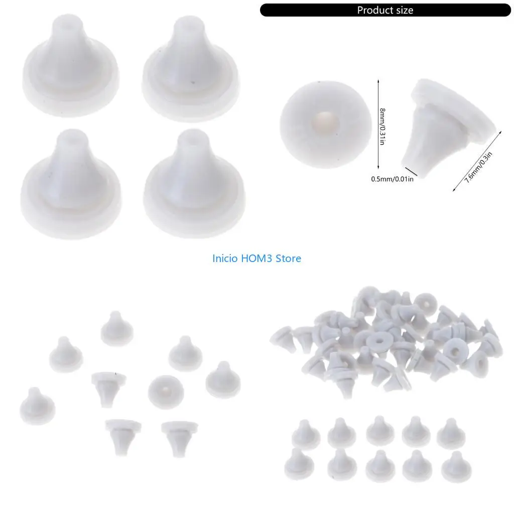 A5YD 100Pcs Shower Head Silicone Nozzles Replacement Sprays Hole Round Tip Universals Sprinkler Spout Round Nibs Easy to Use
A5YD 100Pcs Shower Head Silicone Nozzles Replacement Sprays Hole Round Tip Universals Sprinkler Spout Round Nibs Easy to Use