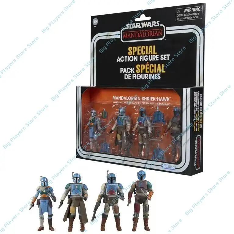 Hasbro Star Wars 3.75-inch 4-player Set Mandalor Screaming Eagle Squad Can Be Used To Make Figures
Hasbro Star Wars 3.75-inch 4-player Set Mandalor Screaming Eagle Squad Can Be Used To Make Figures