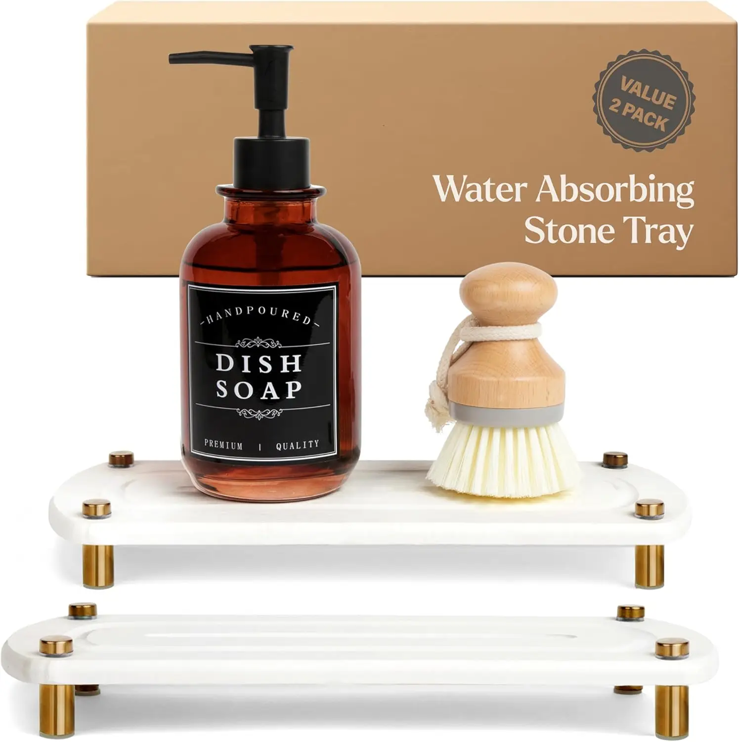 2PCS Quick Dry Stone Soap Tray Diatomaceous Earth Sink Caddy Sponge Holder Countertop Organizer Pure White
2PCS Quick Dry Stone Soap Tray Diatomaceous Earth Sink Caddy Sponge Holder Countertop Organizer Pure White