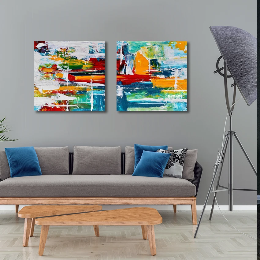 Acrylic Textured Design Art Paintings, Canvas Abstract Picture, 2pcs Decoration Handmade Oil Painting, Frameless Hotel Artwork
Acrylic Textured Design Art Paintings, Canvas Abstract Picture, 2pcs Decoration Handmade Oil Painting, Frameless Hotel Artwork