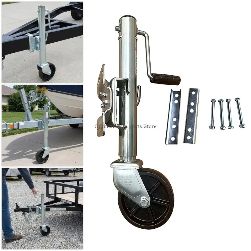 Wheeled Heavy Duty Jacks Handles 1200LBS For Quick And Safe Trailer Adjustments High Strength Steel Construction Jacks
Wheeled Heavy Duty Jacks Handles 1200LBS For Quick And Safe Trailer Adjustments High Strength Steel Construction Jacks