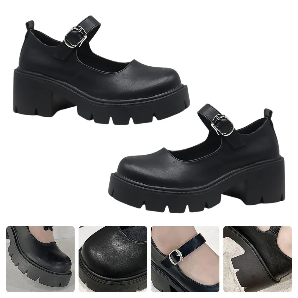 Women Shoes Platform Chunky Heels PU Casual Office Lady Breathable 37 Size Black Spring Autumn Child Shoes
Women Shoes Platform Chunky Heels PU Casual Office Lady Breathable 37 Size Black Spring Autumn Child Shoes