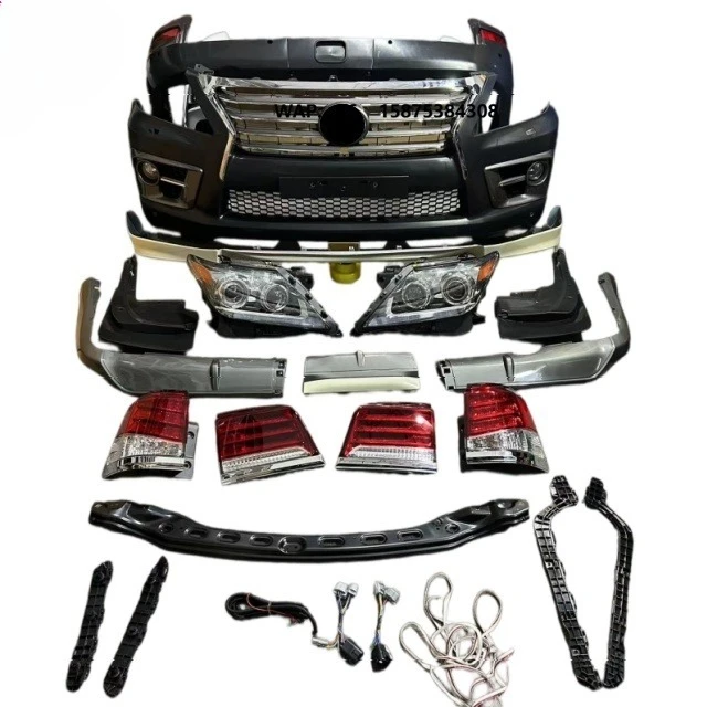 Facelift Conversion Body Kit for LX570 Front Rear Bumper Grille Headlight Taillight Assembly No Damage Upgrade
Facelift Conversion Body Kit for LX570 Front Rear Bumper Grille Headlight Taillight Assembly No Damage Upgrade