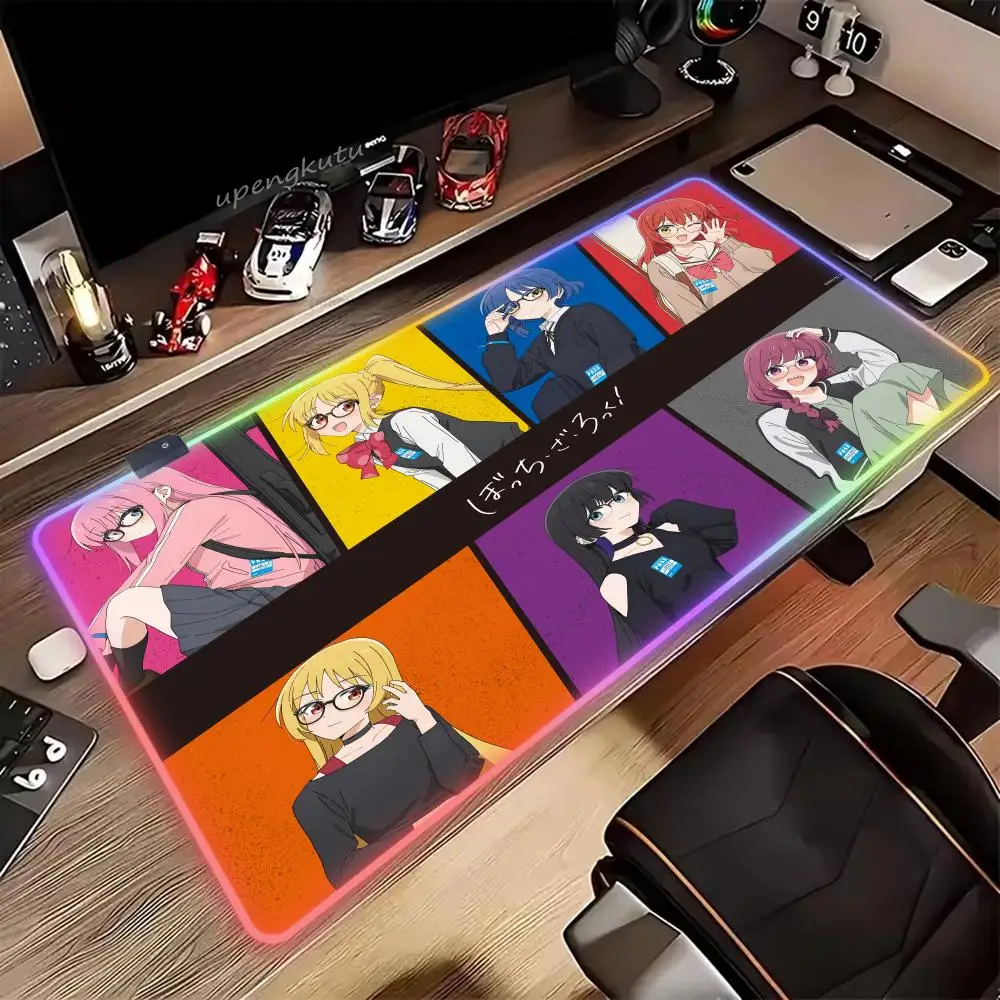 Bocchi The Rock Large RGB Mouse Pad Music Mousepad LED Mouse Mat Rubber Desk Mat RGB Keyboard Mats XXL 400x900mm Mousepad
Bocchi The Rock Large RGB Mouse Pad Music Mousepad LED Mouse Mat Rubber Desk Mat RGB Keyboard Mats XXL 400x900mm Mousepad